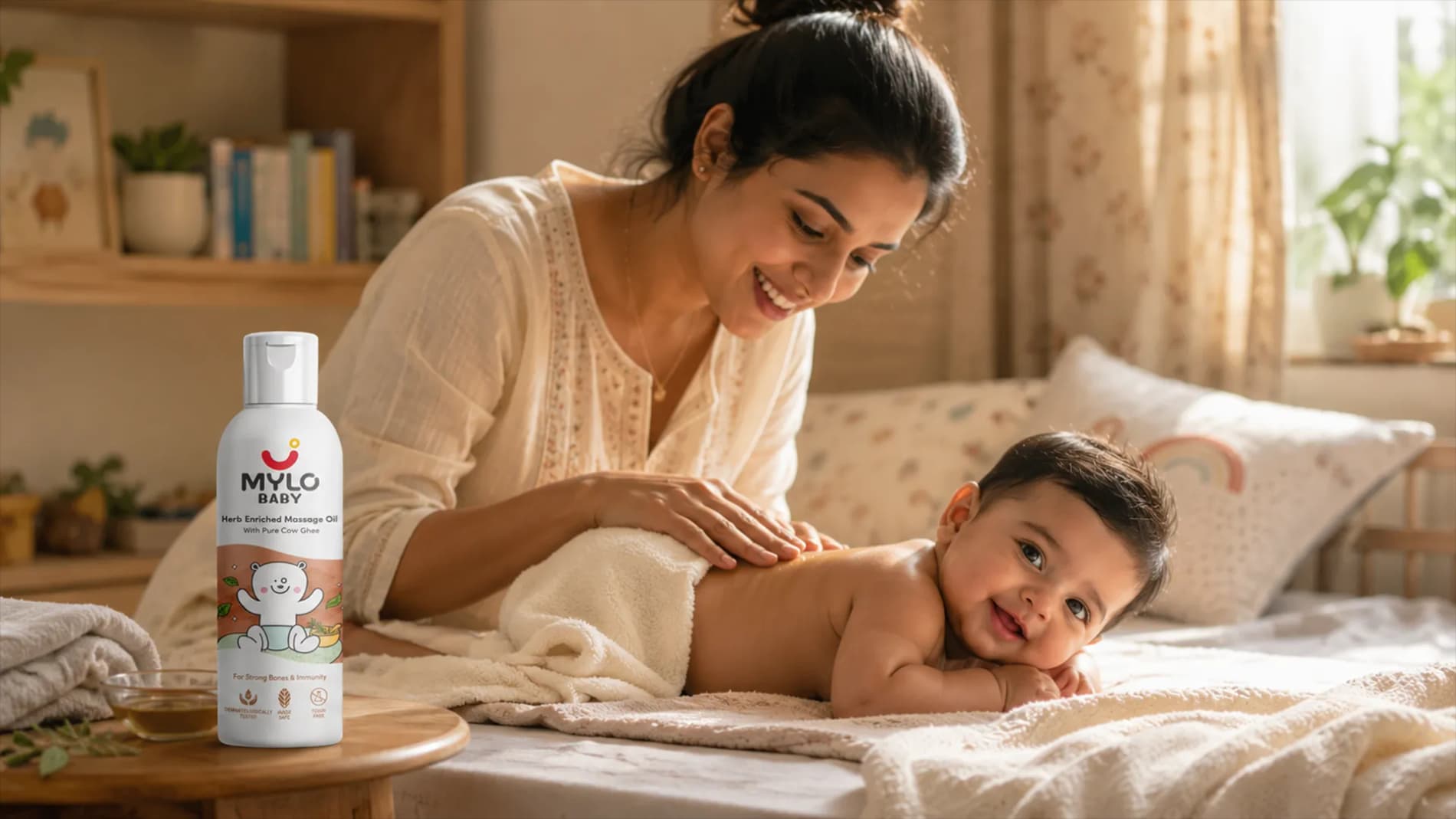 Mylo Herb Enriched Baby Massage Oil - 200 ml