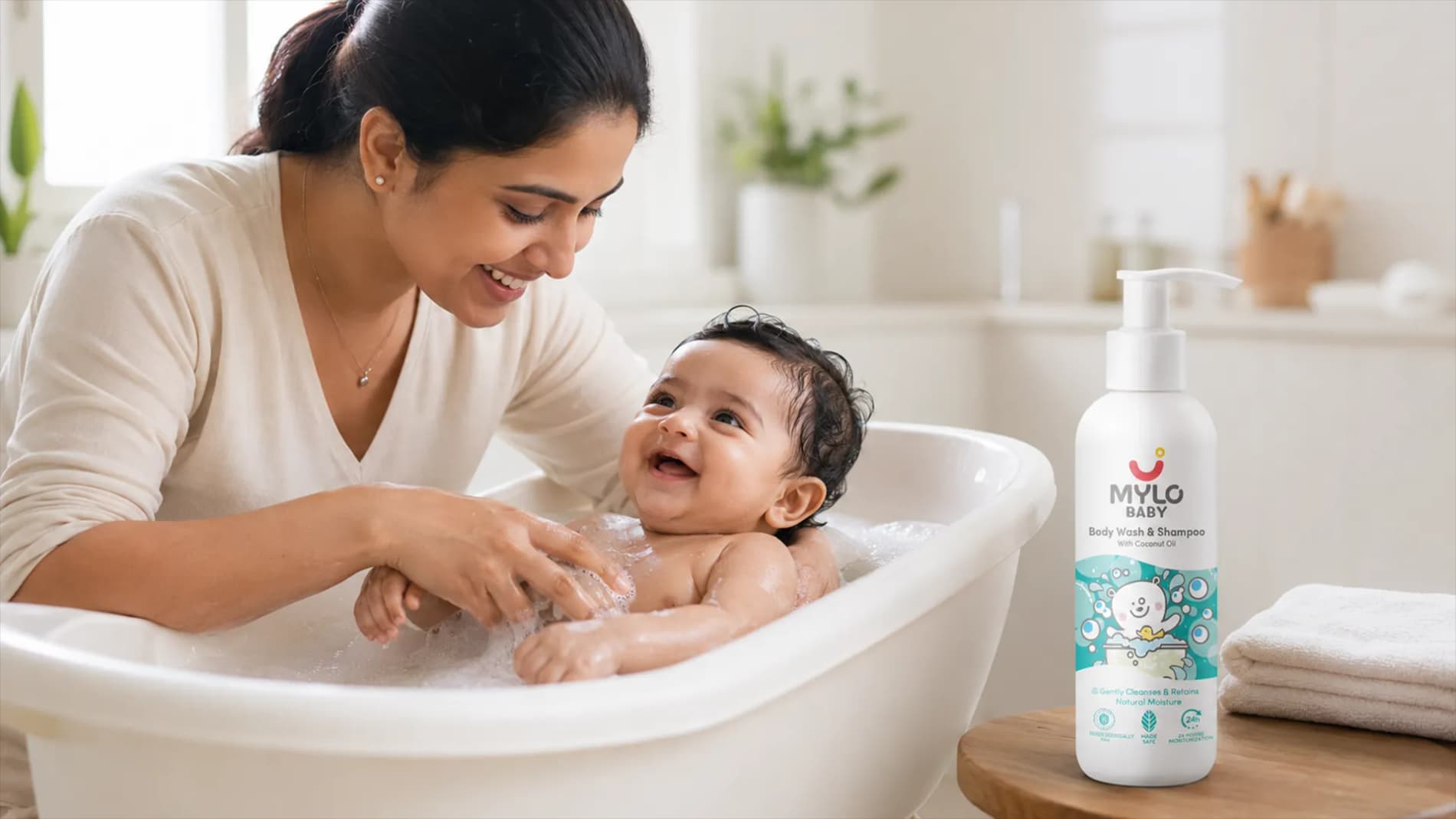 Baby Body Wash & Shampoo - 100 ml