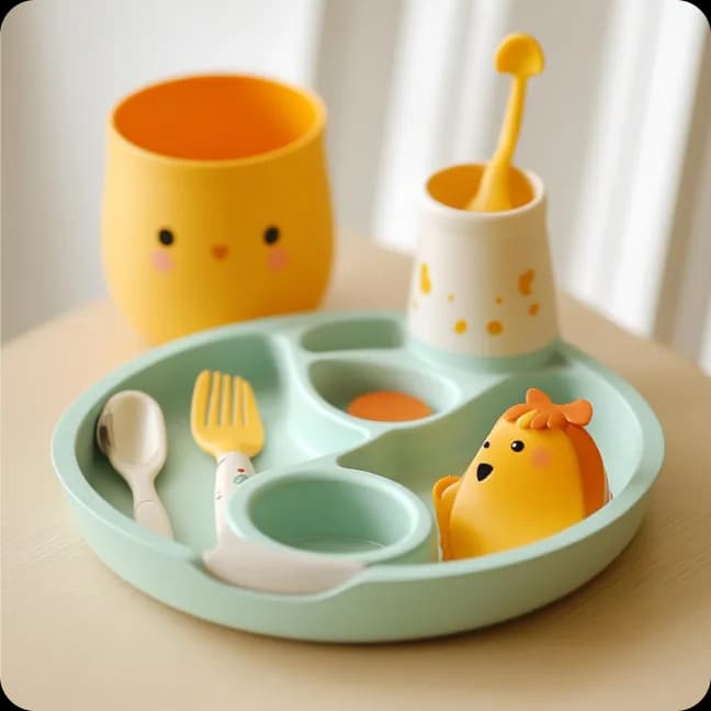 Your Baby's Vision, week 44: Mealtime set in your eyes