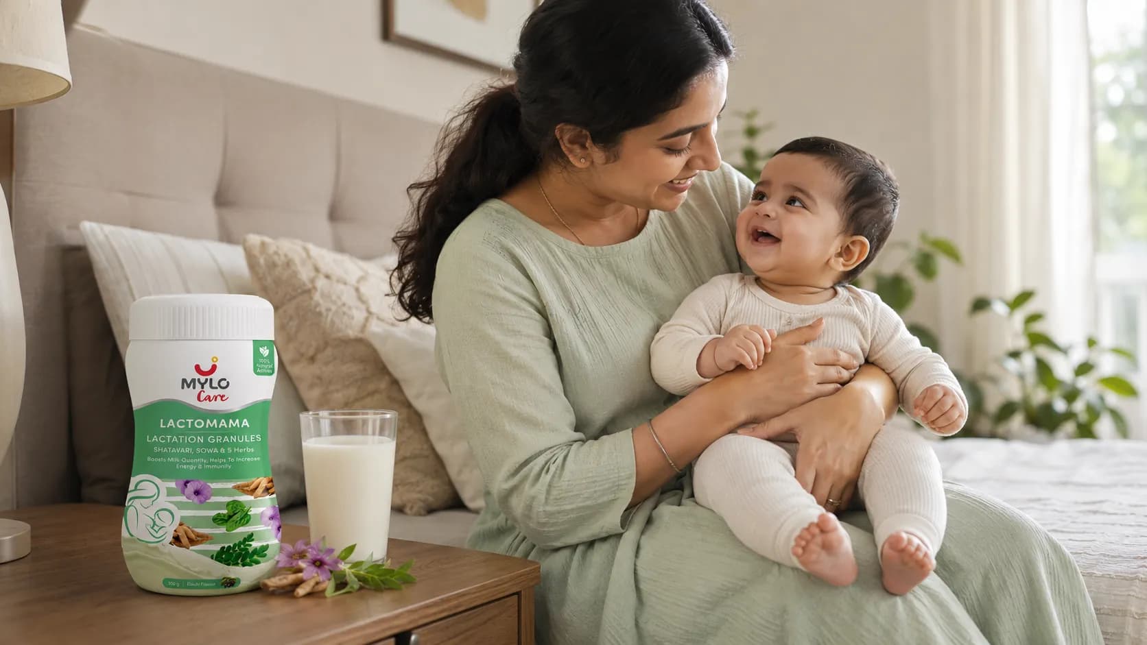 Increase Breast Milk Supply with LactoMama ™ Lactation Granules - 300g - Pack of 1 | Elaichi