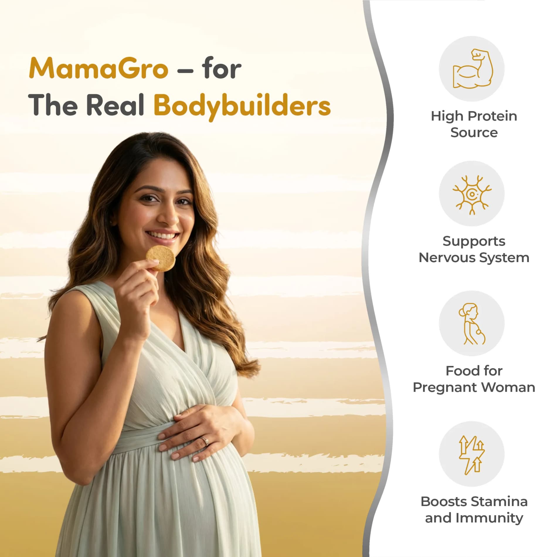 MamaGro™ Protein Diskettes - High Protein & No Added Sugar - 250gm (50 Jeera Diskettes)