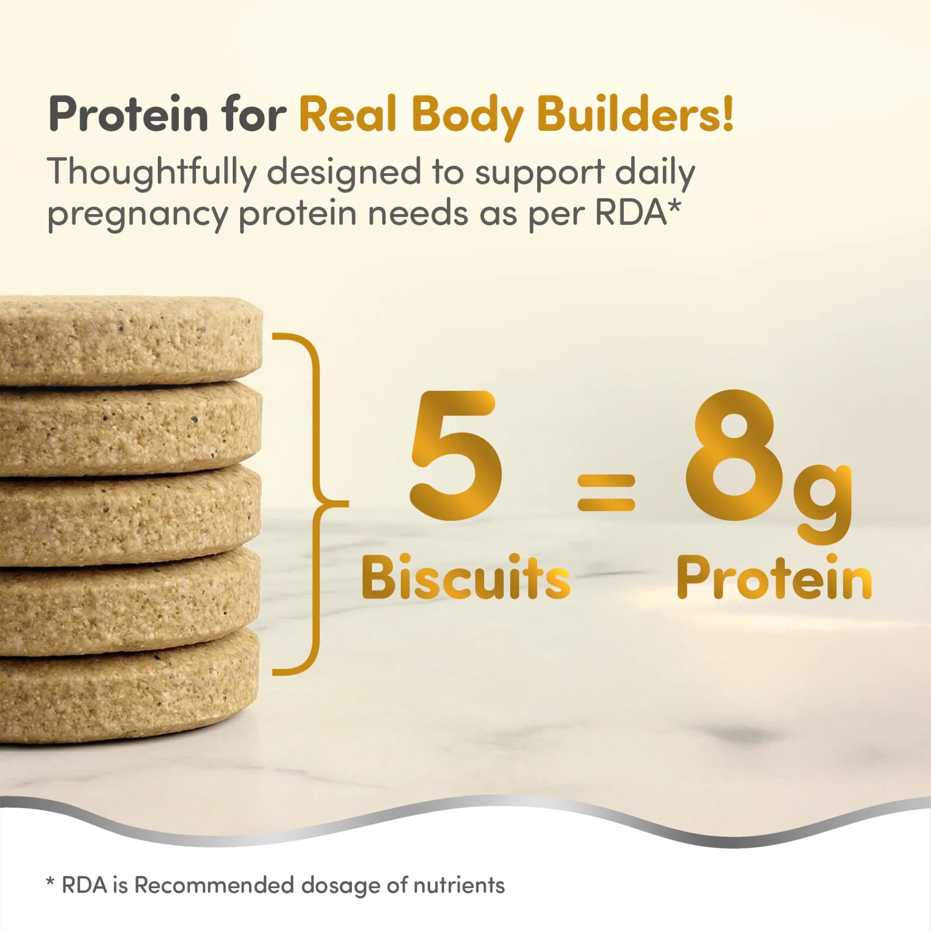 MamaGro™ Protein Diskettes - High Protein & No Added Sugar - 250gm (50 Jeera Diskettes)