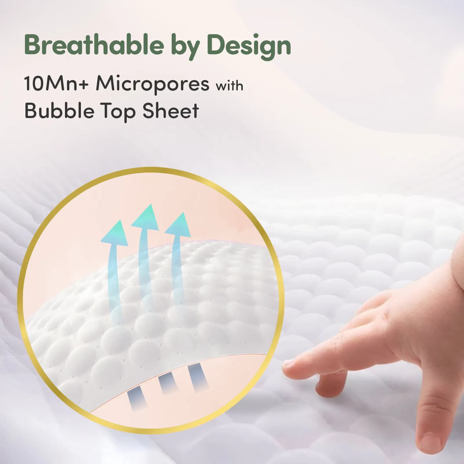 Mylo Airprime™ Premium Baby Diaper Pants | Rash-free | Leak-proof | Ultra-thin | Wetness Indicator - XL(12-17 Kgs) - 48 Count