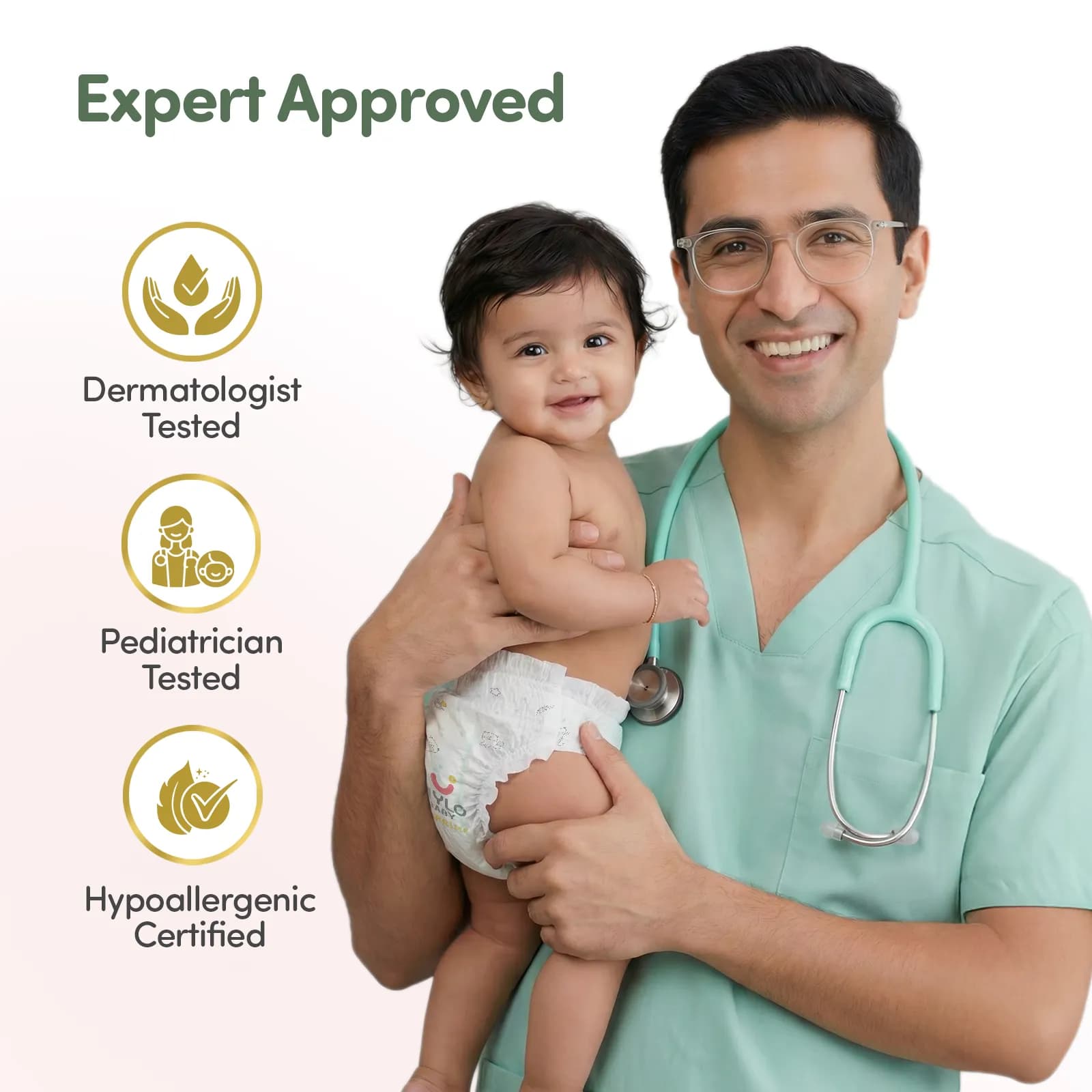 Mylo Airprime™ Premium Baby Diaper Pants | Rash-free | Leak-proof | Ultra-thin | Wetness Indicator - XL(12-17 Kgs) - 48 Count