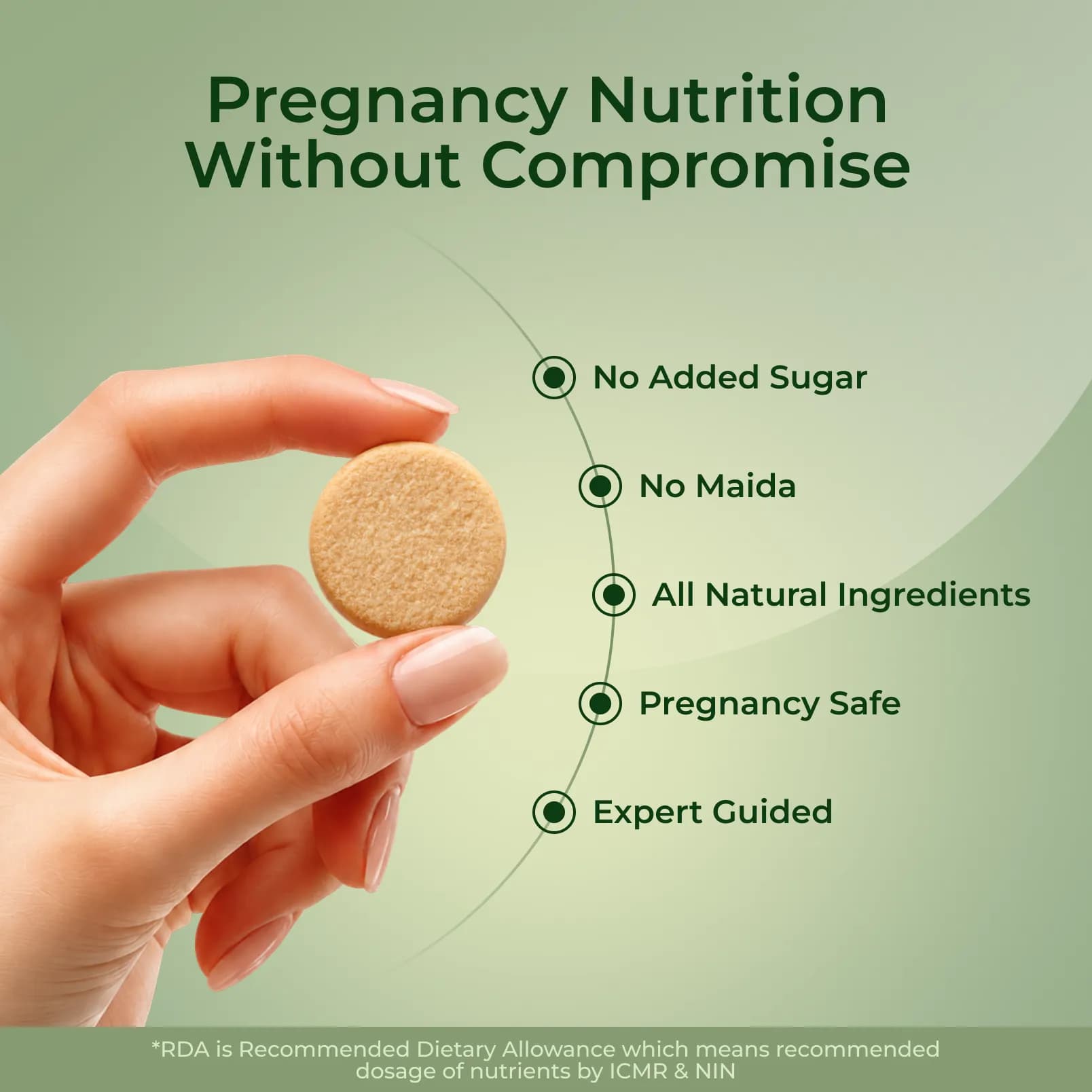 MamaGro™ Protein Diskettes - High Protein & No Added Sugar - 250gm (50 Vanilla Diskettes)
