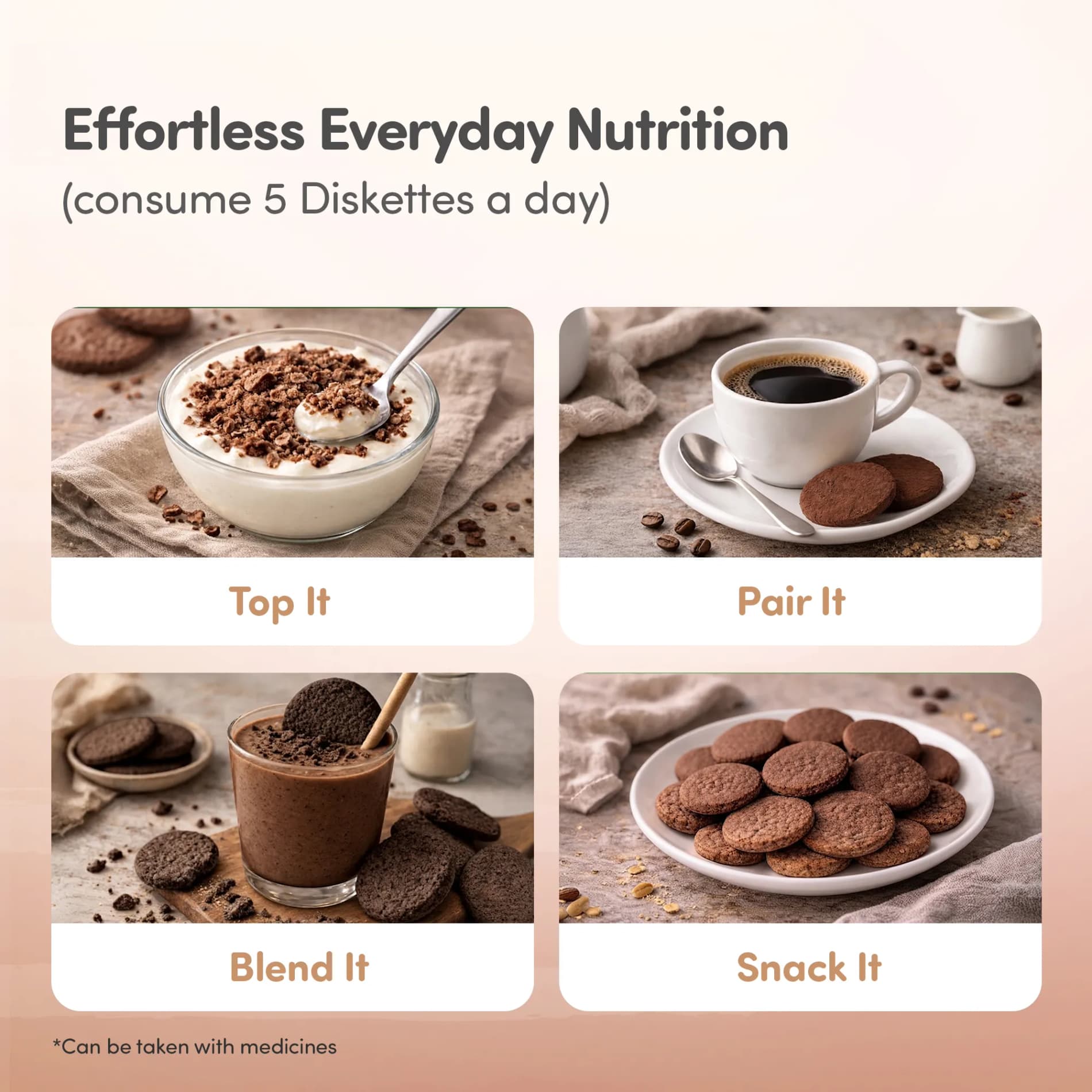 MamaGro™ Protein Diskettes - 250gm Chocolate