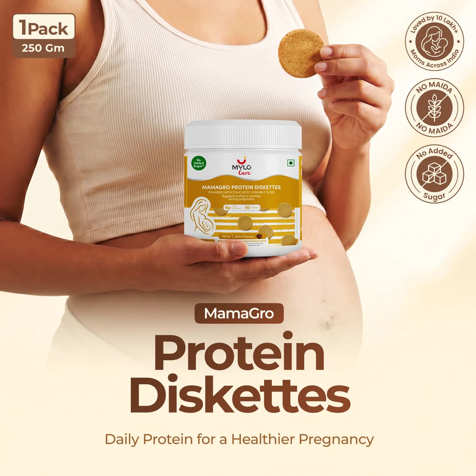 MamaGro™ Protein Diskettes - 250gm-Jeera