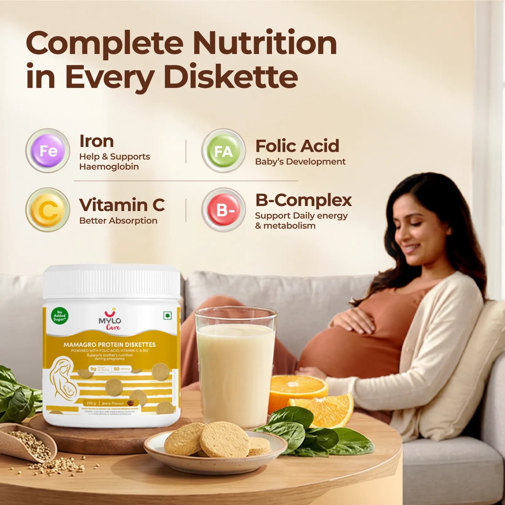 MamaGro™ Protein Diskettes - 750gm Jeera