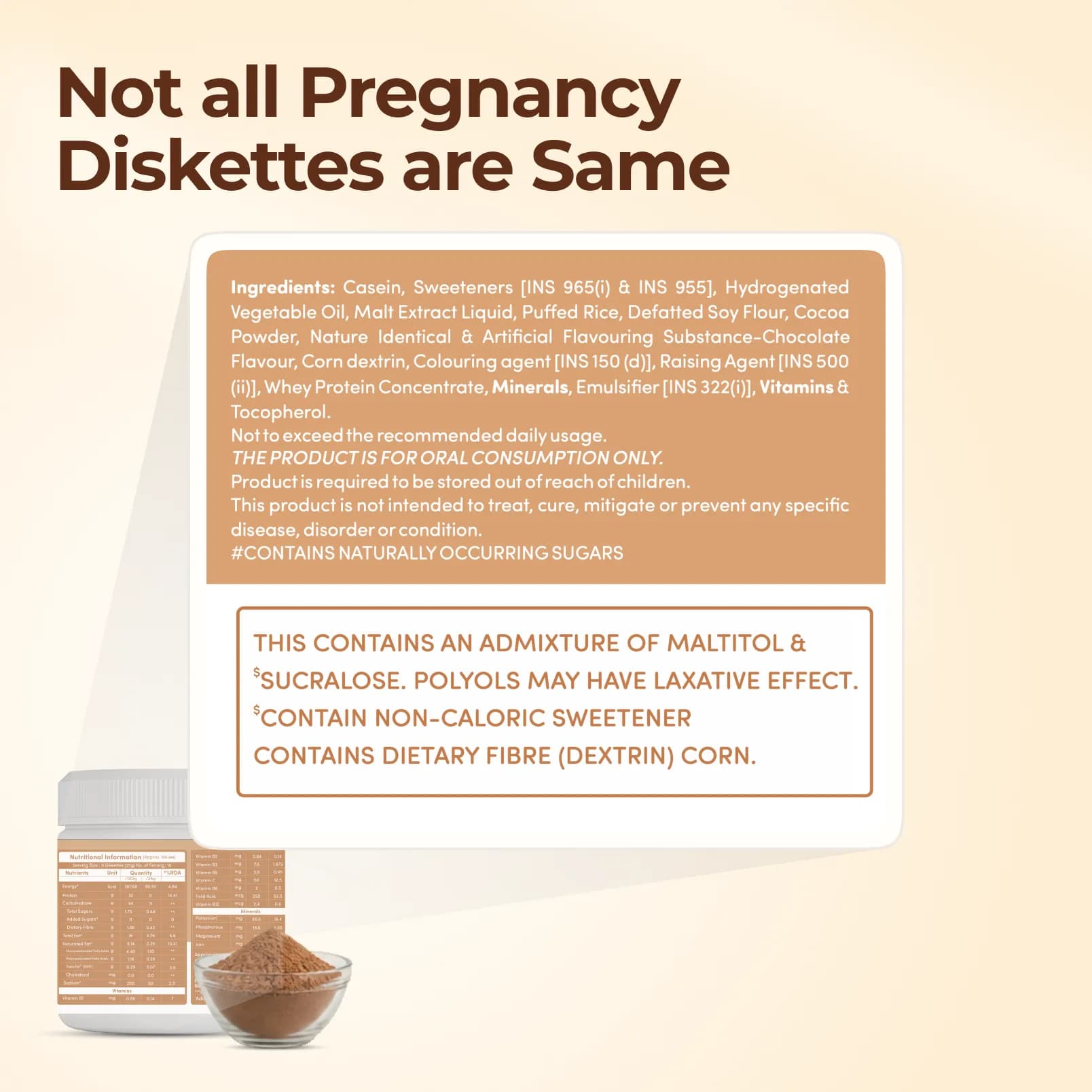 MamaGro™ Protein Diskettes - 250gm Chocolate