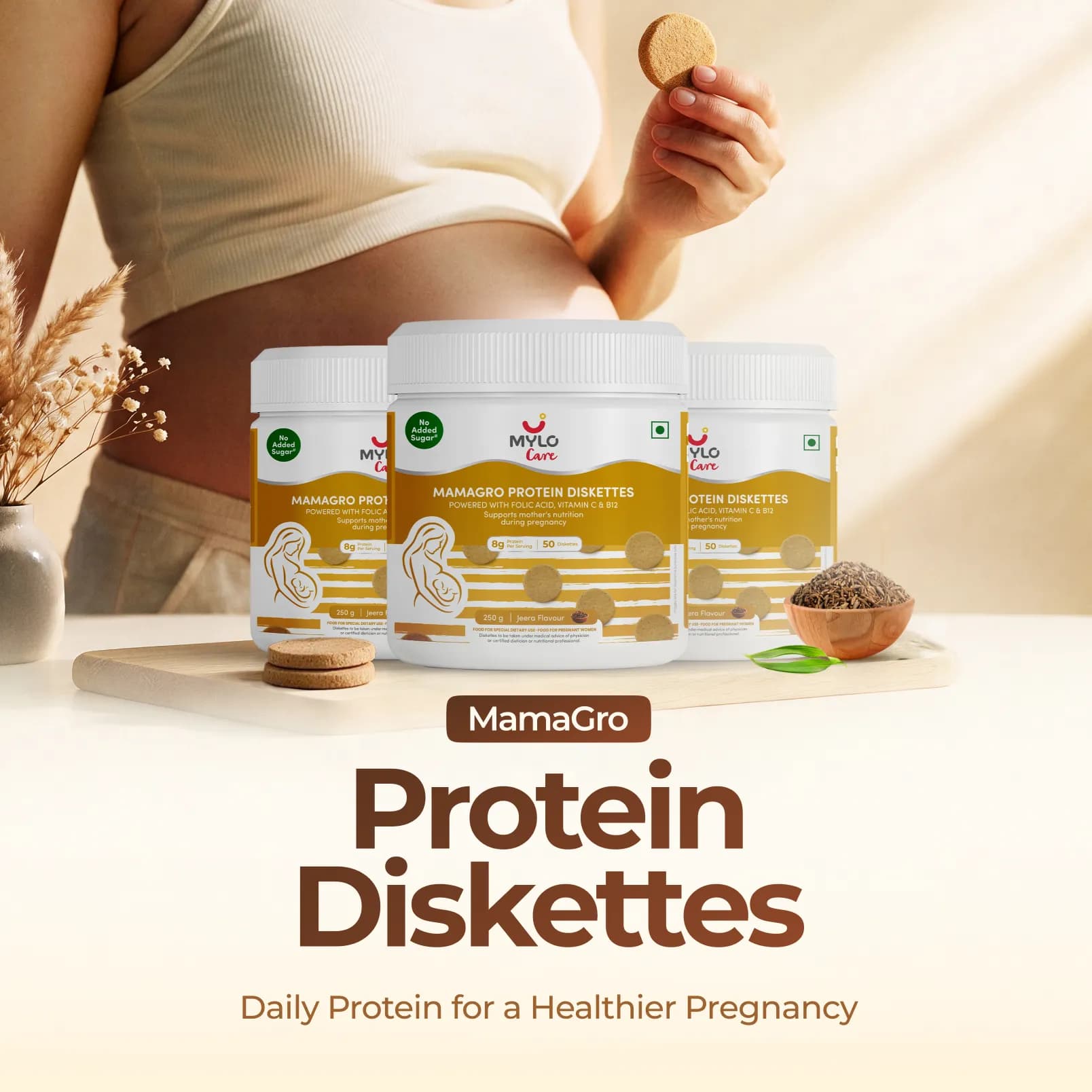 MamaGro™ Protein Diskettes - 750gm Jeera