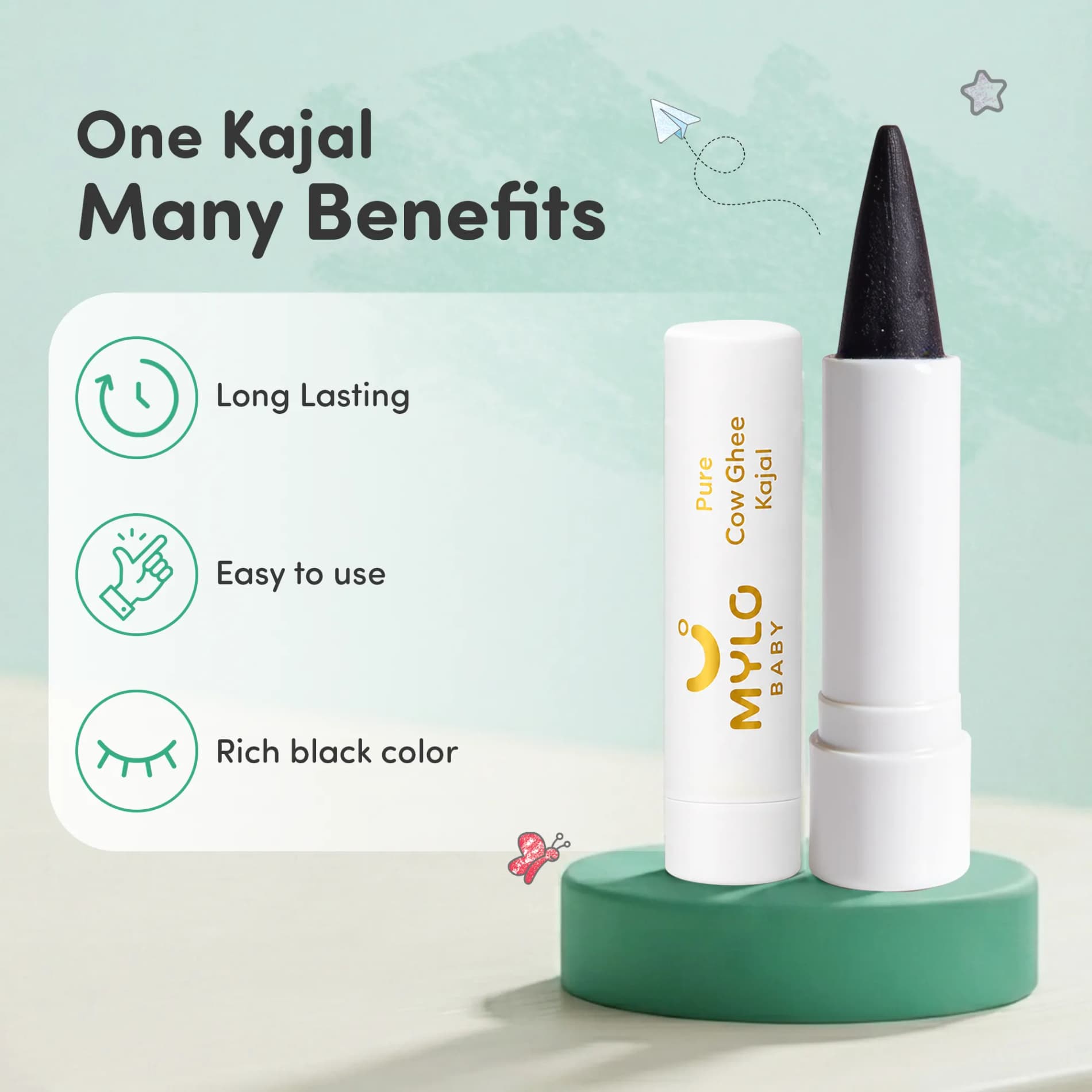 Mylo Baby Pure Ghee Kajal - 3g