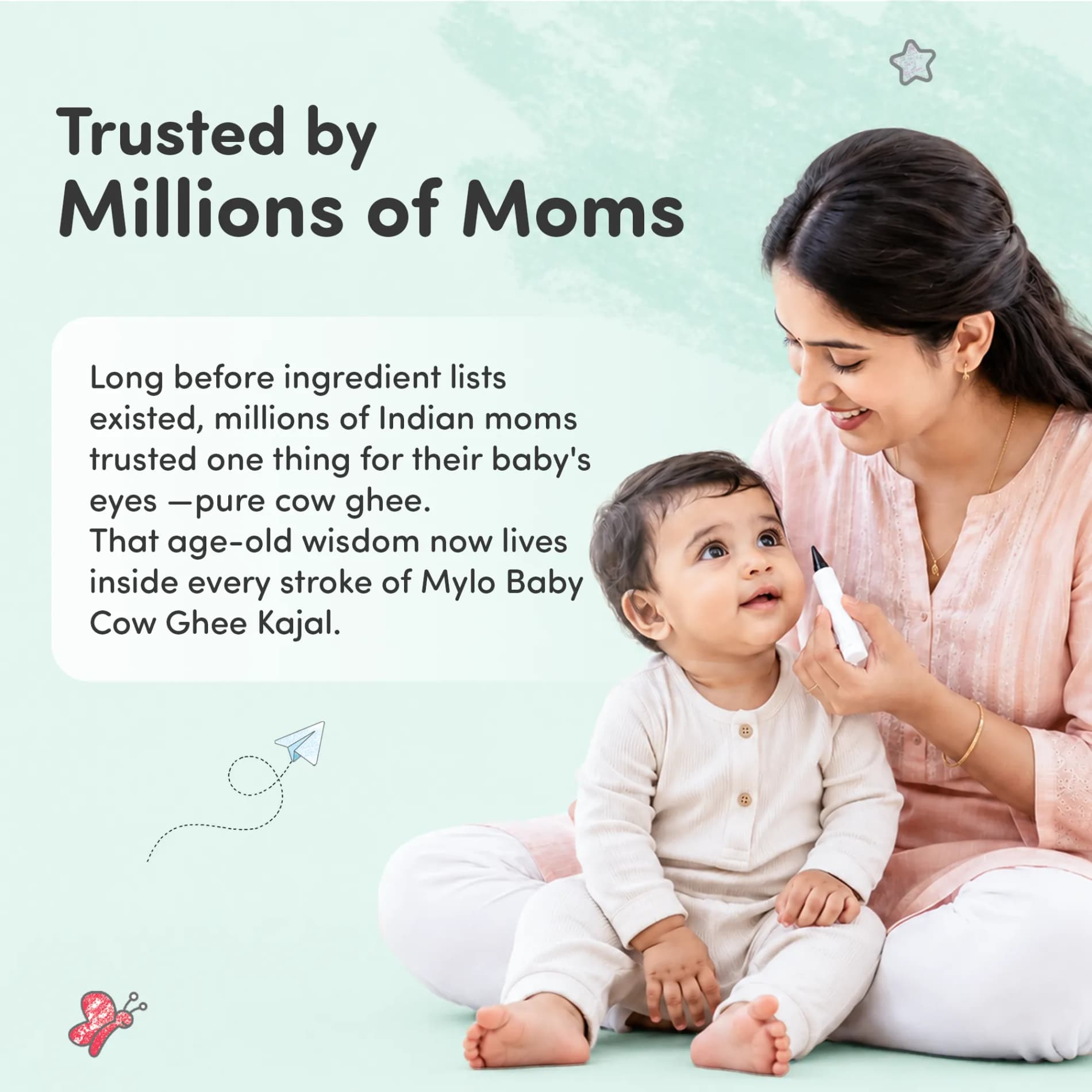 Mylo Baby Pure Ghee Kajal - 3g