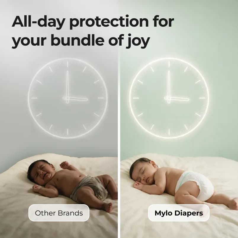 Mylo Baby Diaper Pants Jumbo XL Size Pack of 56x2