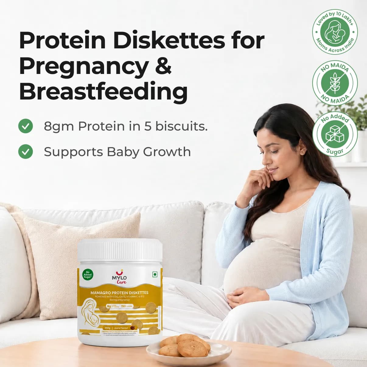 MamaGro™ Protein Diskettes - 250gm-Jeera