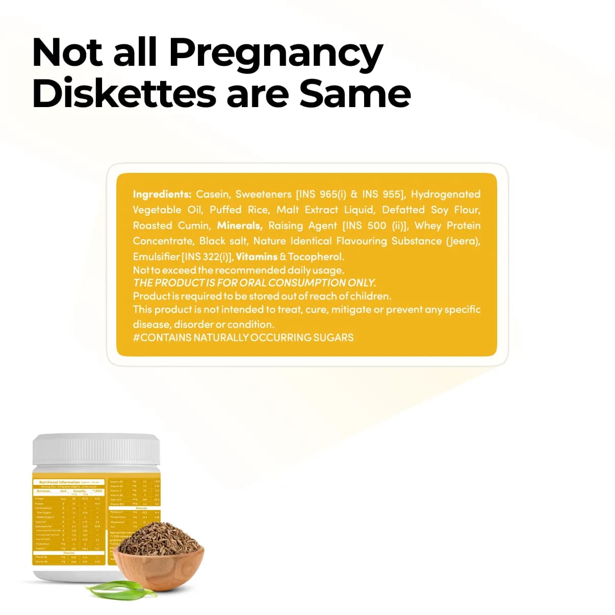 MamaGro™ Protein Diskettes - 250gm-Jeera