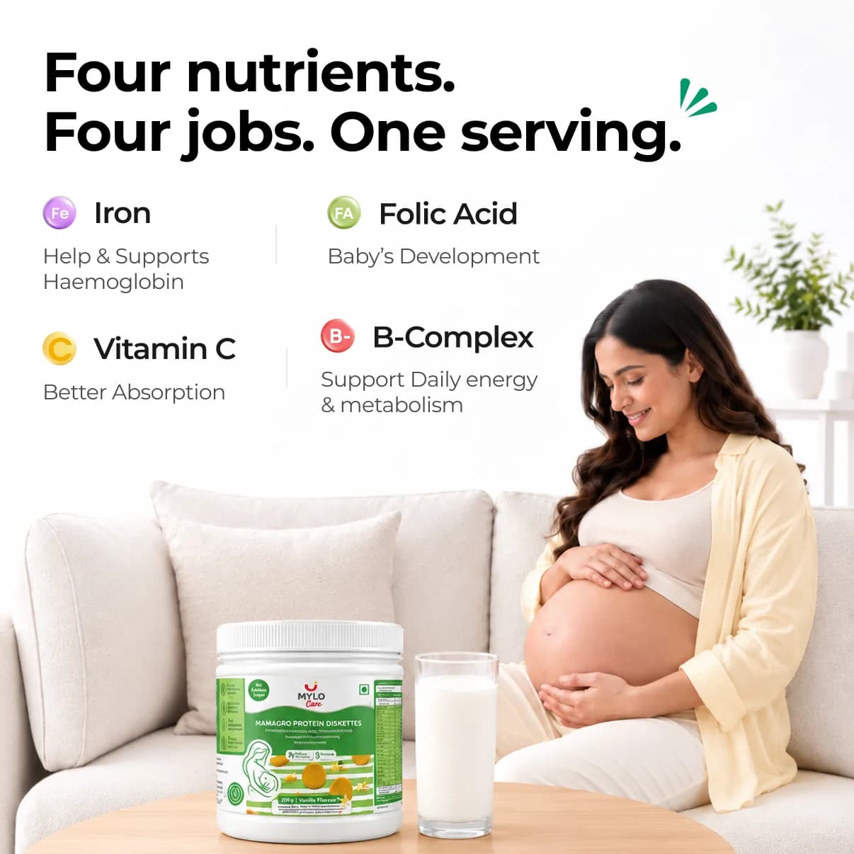 MamaGro™ Protein Diskettes - 250gm - Vanilla