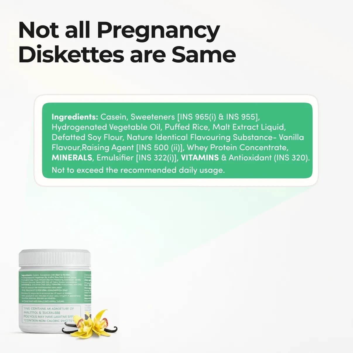 MamaGro™ Protein Diskettes - 250gm - Vanilla