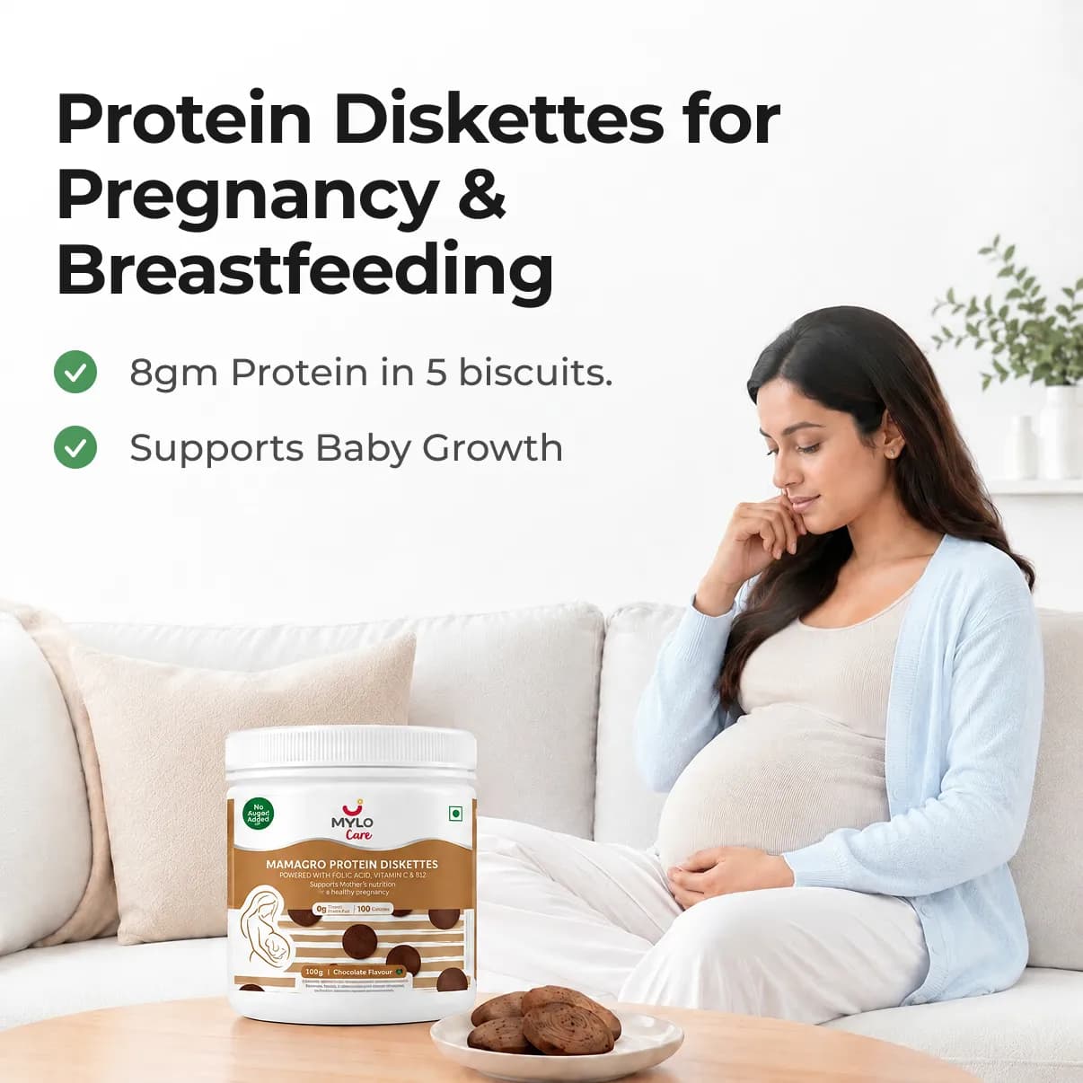 MamaGro™ Protein Diskettes - 250gm Chocolate
