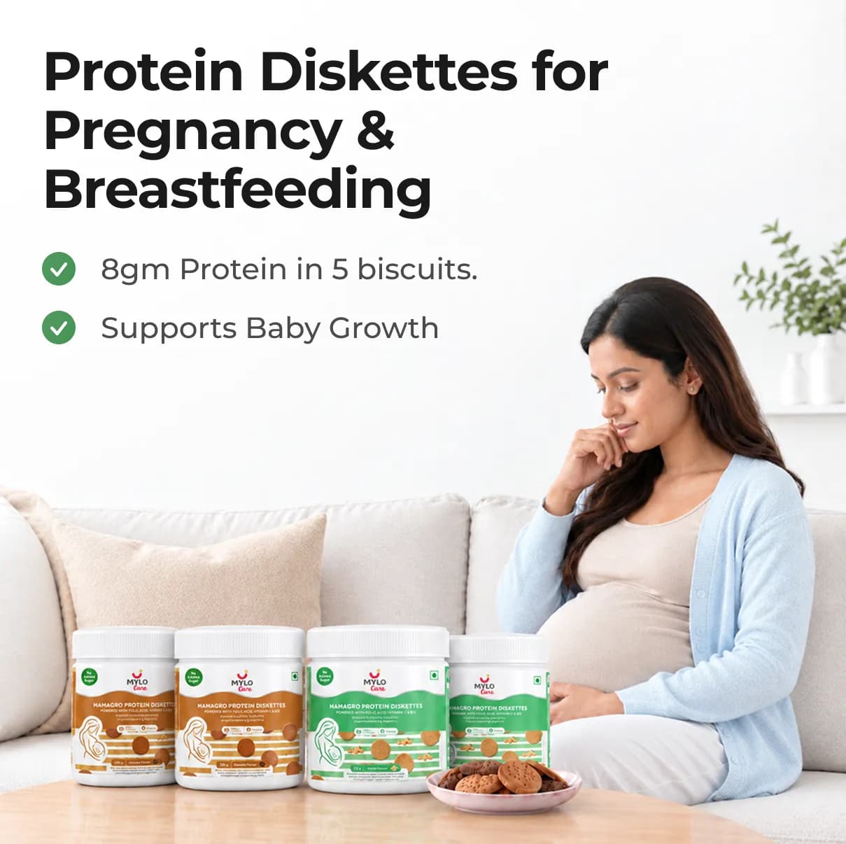 MamaGro™ Protein Diskettes (100 Vanilla + 100 Jeera Diskettes)