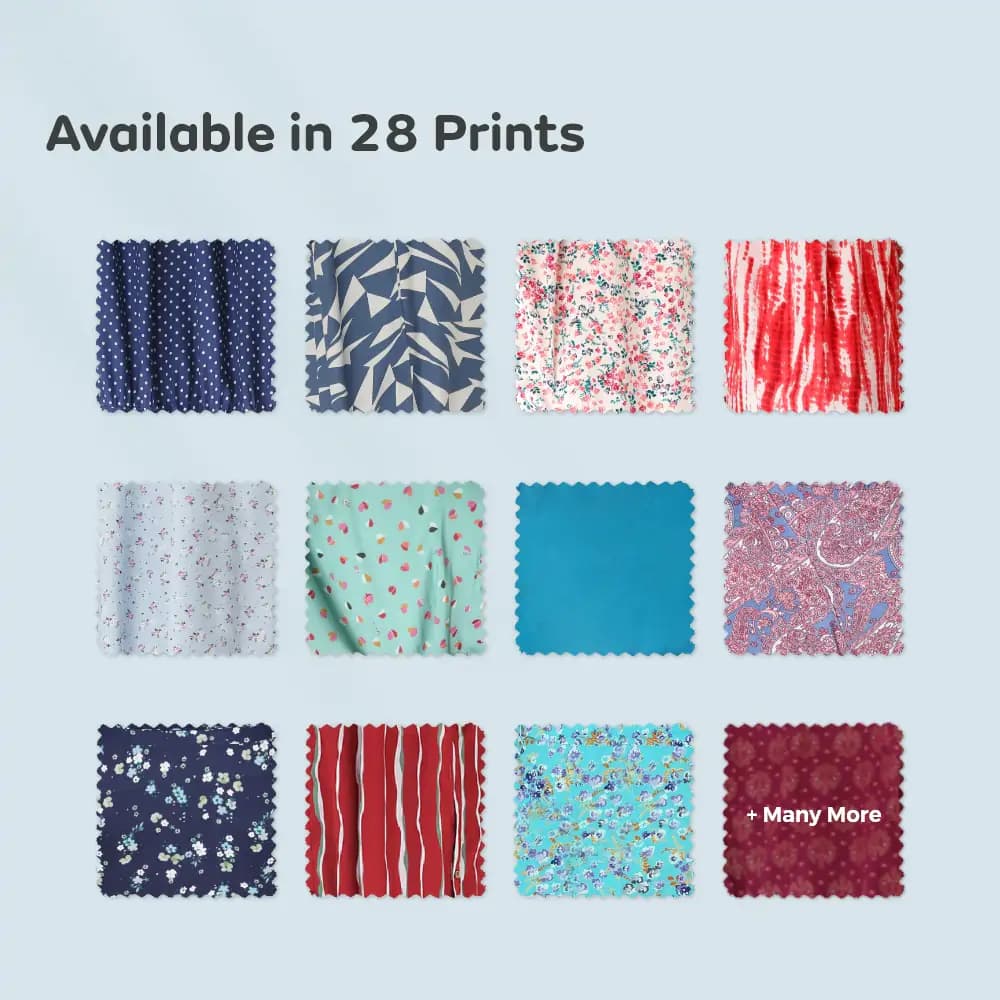 Pre & Post Maternity/Nursing Knee Length Dress with Zippers at both sides for Easy Feeding- Blue - Polka Dots-L 