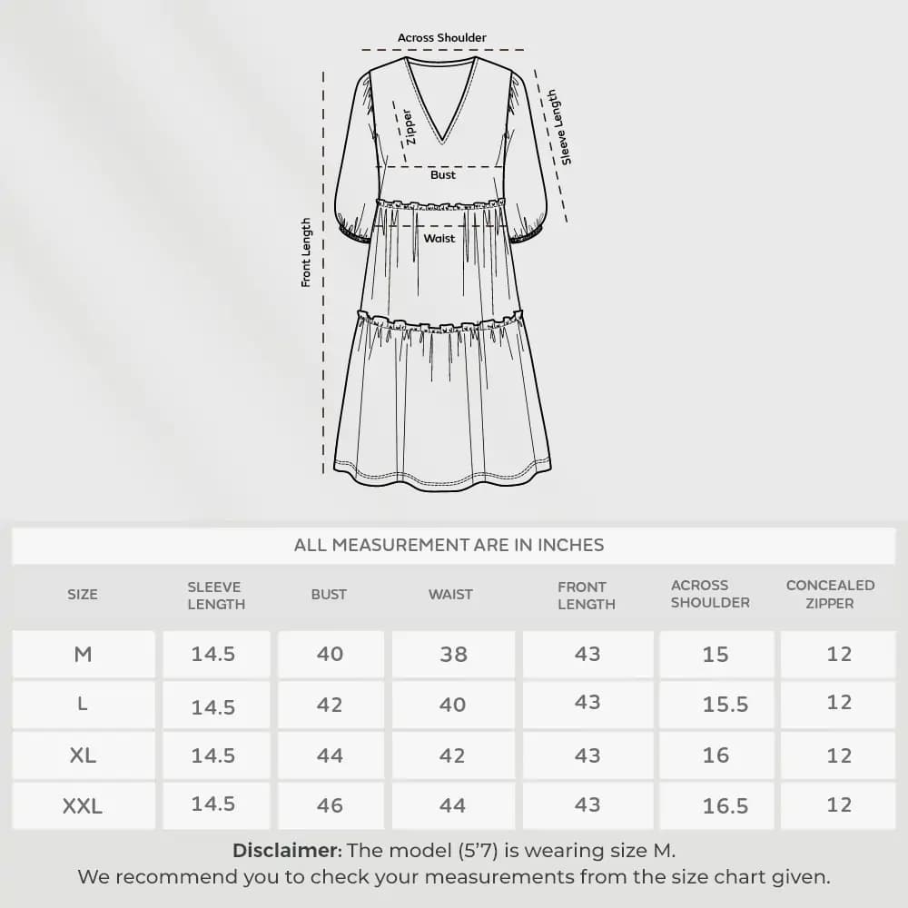 Pre & Post Maternity /Nursing Ruffle collared Solid Midi Dress with both sides Zipper for Easy Feeding – Solid - Olive Green-XL