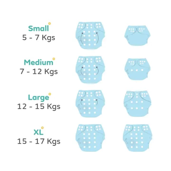 One Size Adjustable (3M-3Y) (Small to XL) 