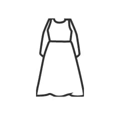 Perfect flowing silhouette to flatter the body shape