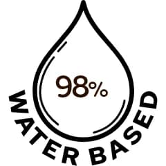 98% water-based 