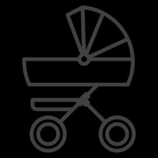 Mylo essentials vista ultra light stroller pram 6 to 36 months Toddler kids 5 point safety harness front wheel swivel function umbrella fold carrying belt green and grey full fabric foldable canopy for sun protection