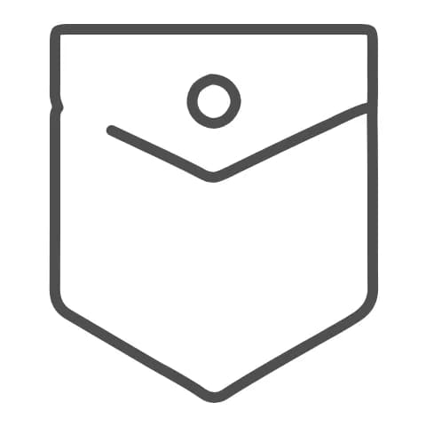 Side pocket to keep essential stuff 