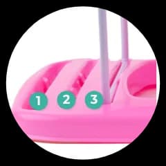 Reclining Seat with 3 adjustable positions