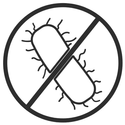 Prevents bacterial infections