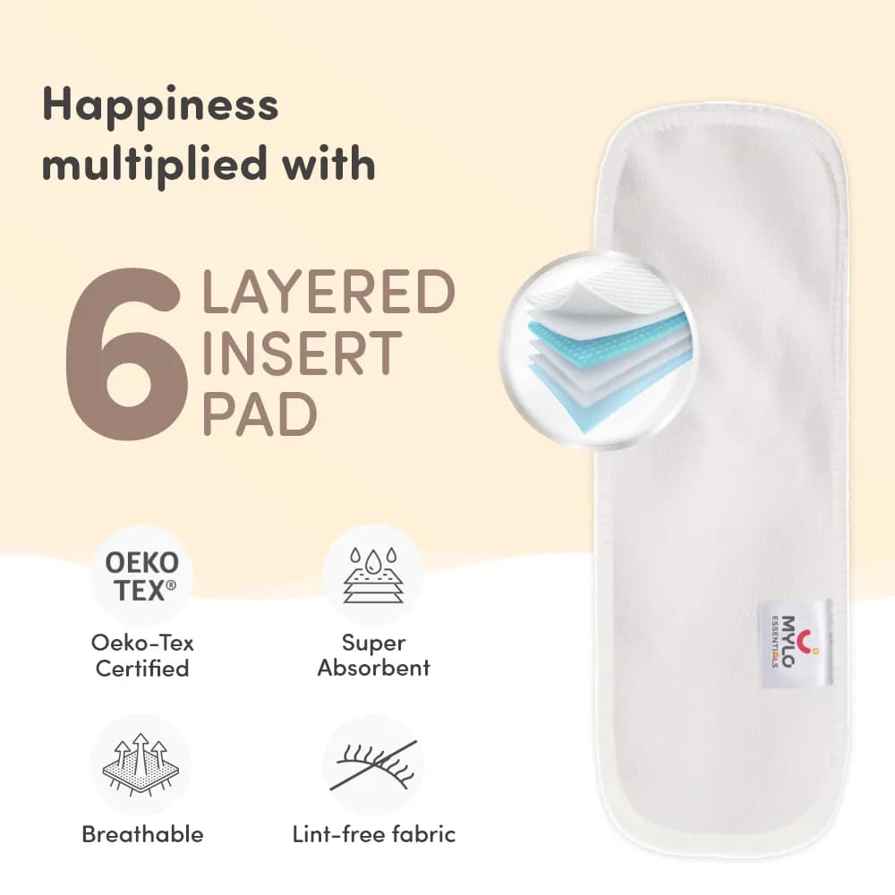 Adjustable & Reusable Cloth Diaper - Floral Spring & Pet Love - Pack of 2