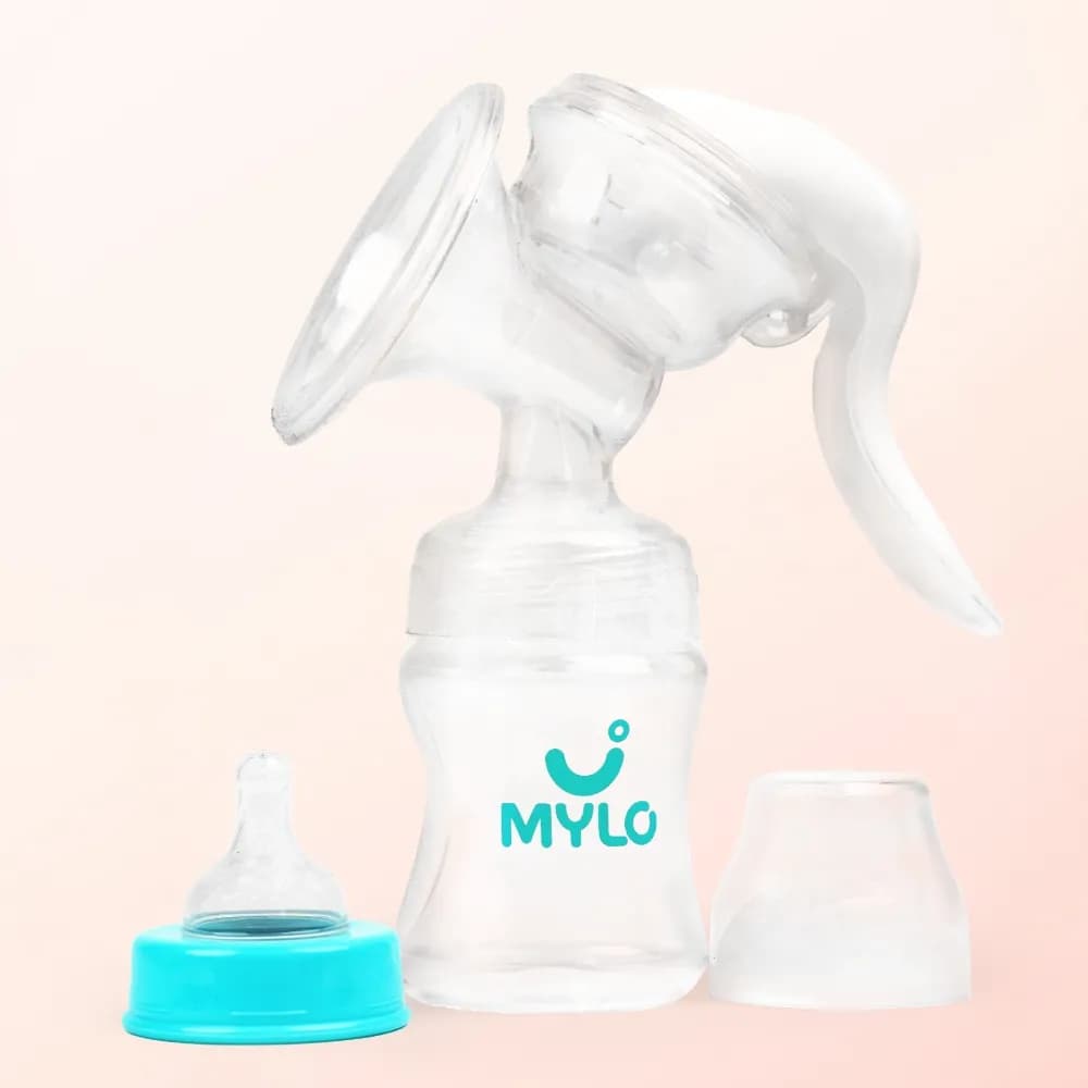 Manual Breast Pump With Bottle (150 ml)