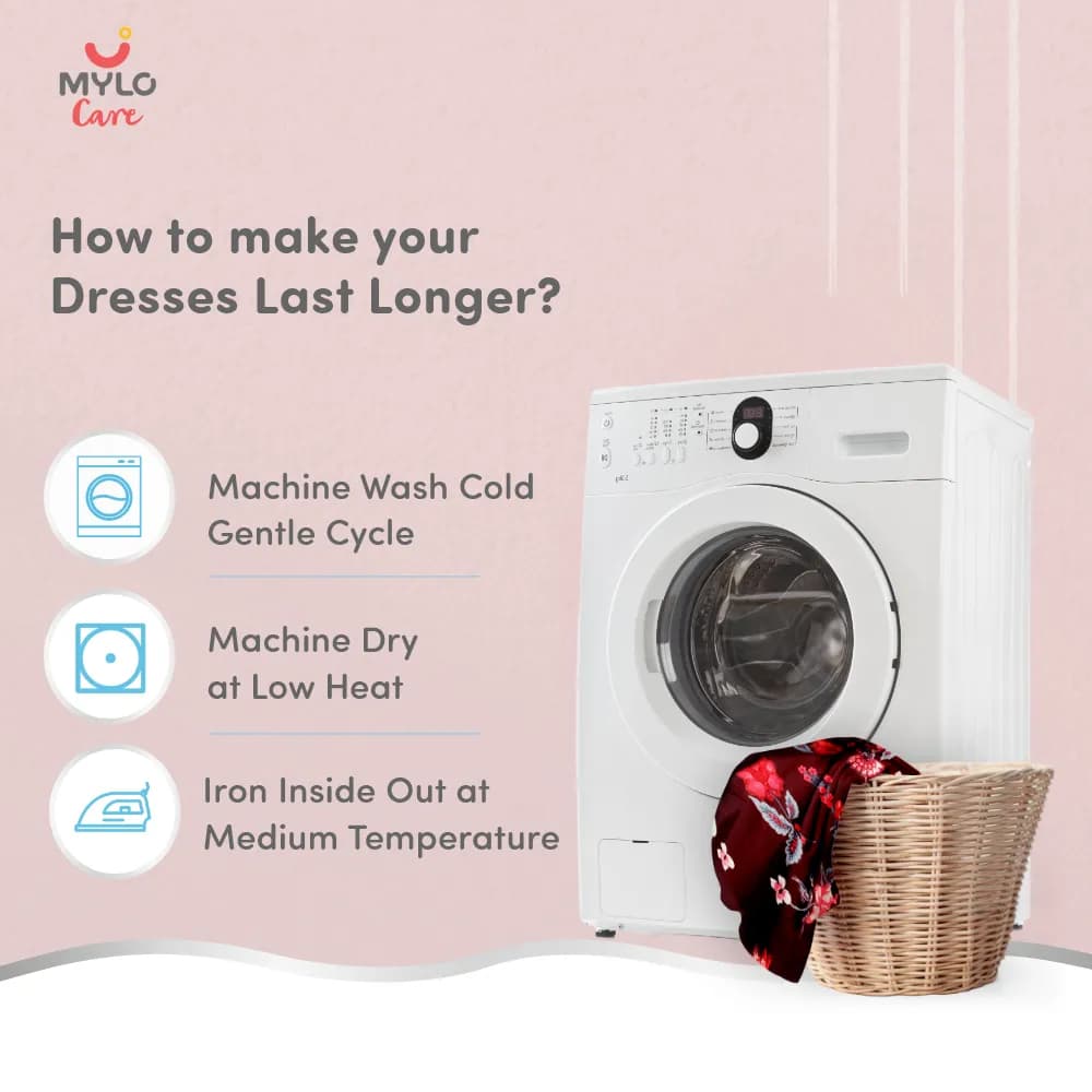 Maternity Dresses For Women with Both Side Zipper For Easy Feeding | Adjustable Belt for Growing Belly | Maxi Dress | Garden Flowers - Wine | L