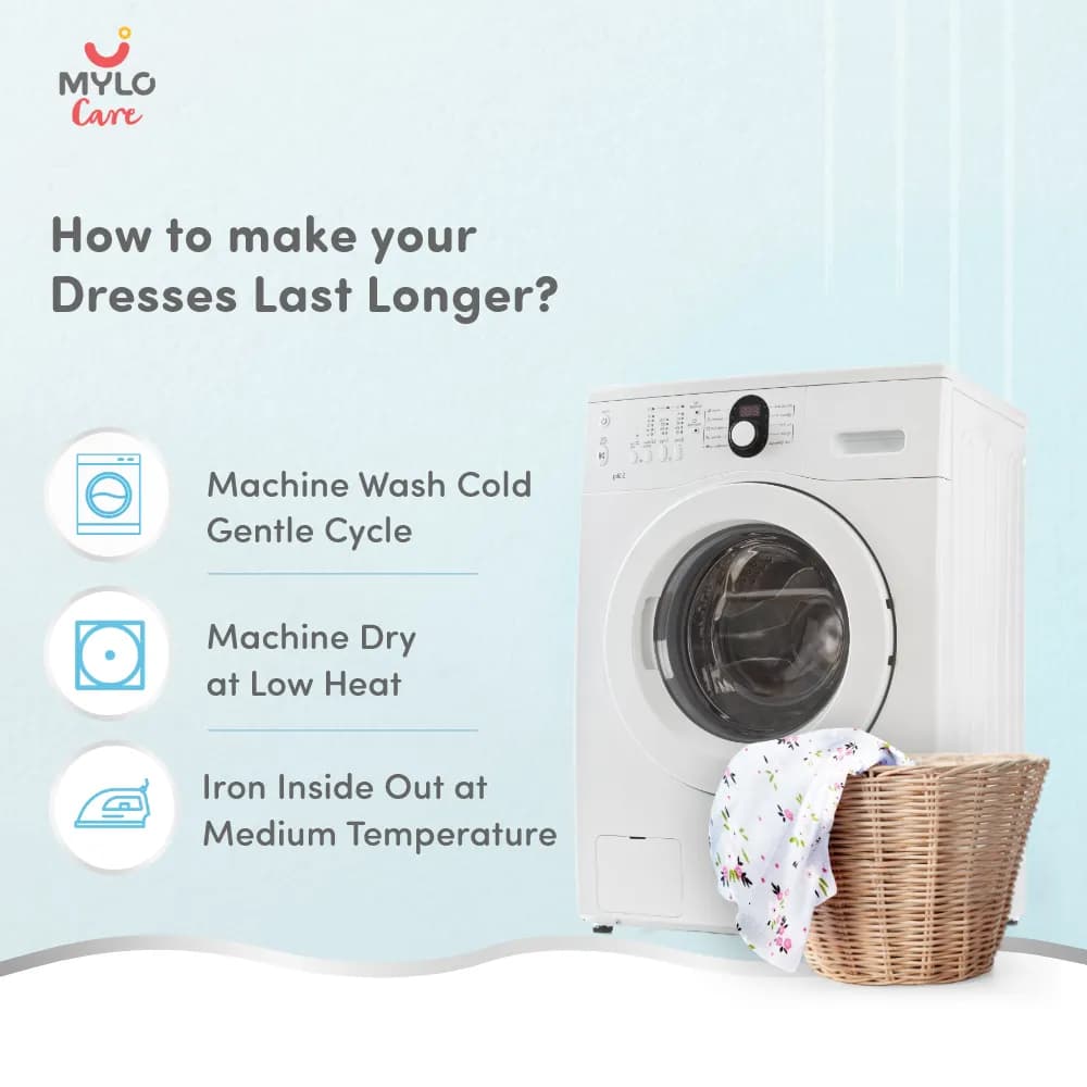 Maternity Dresses For Women with Both Side Zipper For Easy Feeding | Adjustable Belt for Growing Belly | Maxi Dress | Ditsy Daisy - Blue | XXL