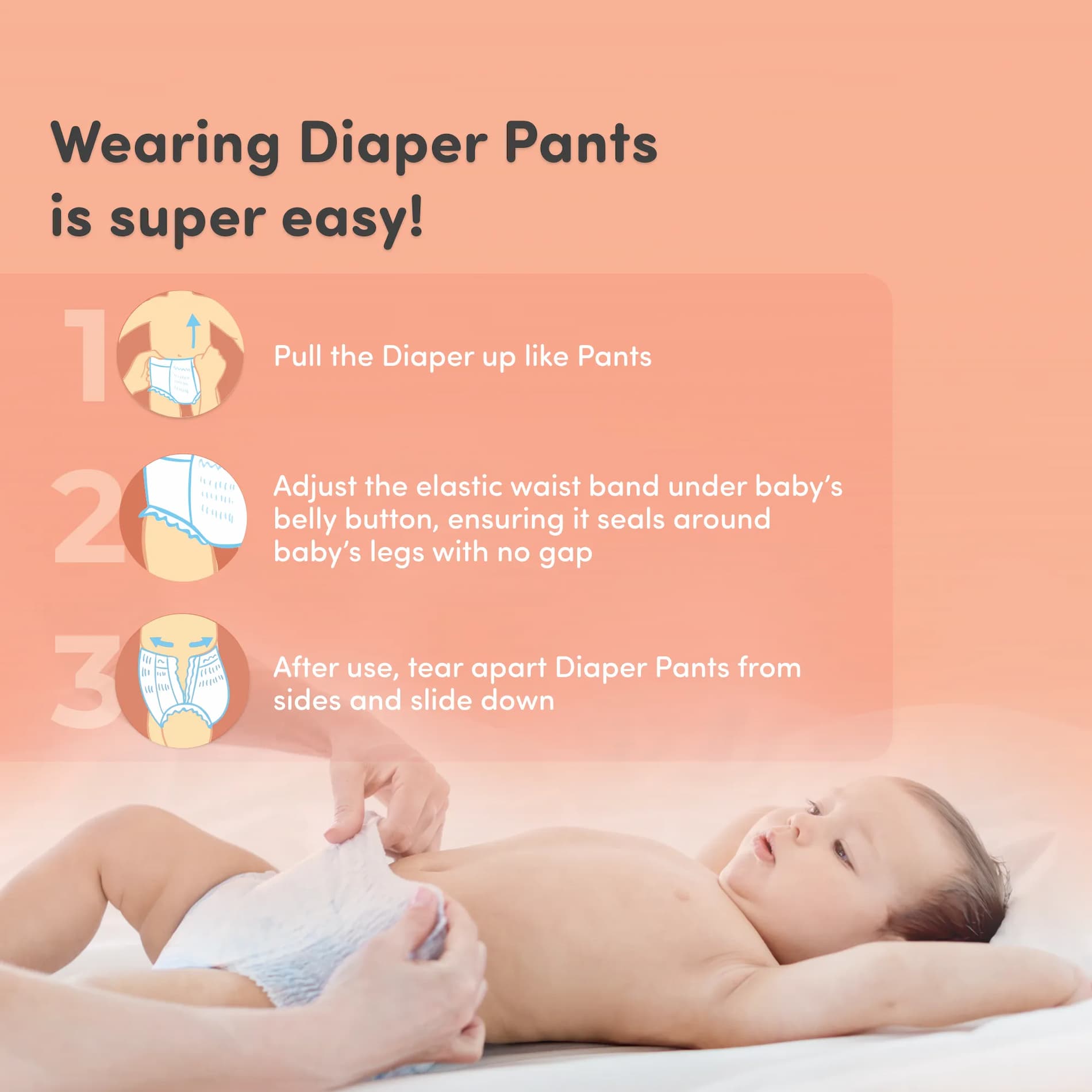 Mylo Baby Diaper Pants XL Size Pack of 6