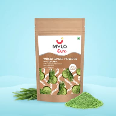 Wheatgrass Powder | 100% Natural Ingredients | Aids Healthy Digestion | Boosts Metabolism | Clinically Tested - (100gm)