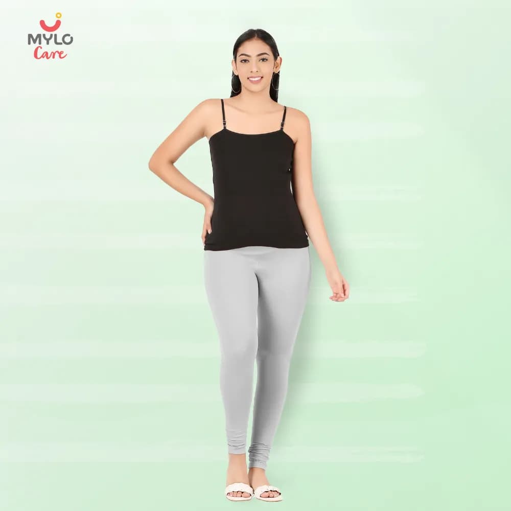 Stretchable Maternity Leggings for Women | Comfortable, Soft & Gentle on the Skin | Ideal for Pre & Post Delivery - Dark Grey - XXL