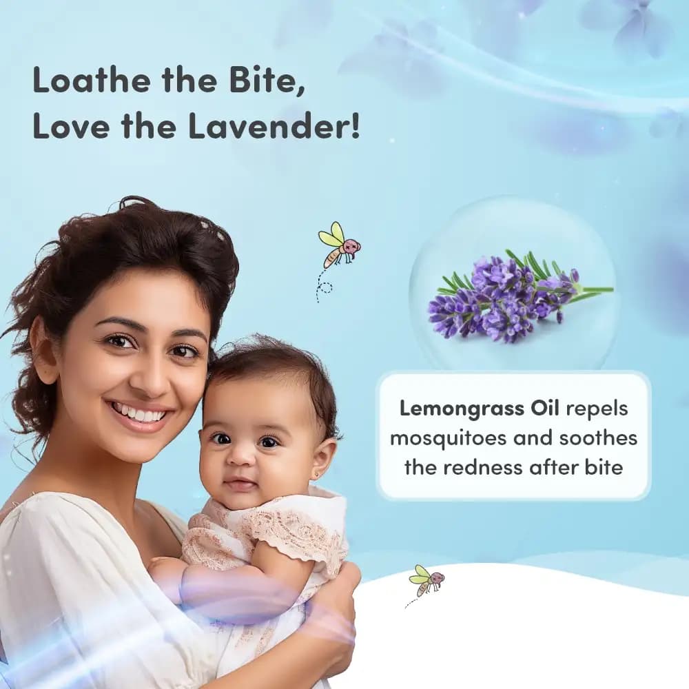 Baby Mosquito Spray | 100% Natural Ingredients | Protects Against Dengue, Malaria, Chikungunya | 100 ml - Pack of 2
