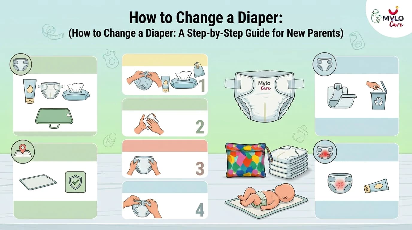How to Change a Diaper : A Step-by-Step Guide for New Parents
