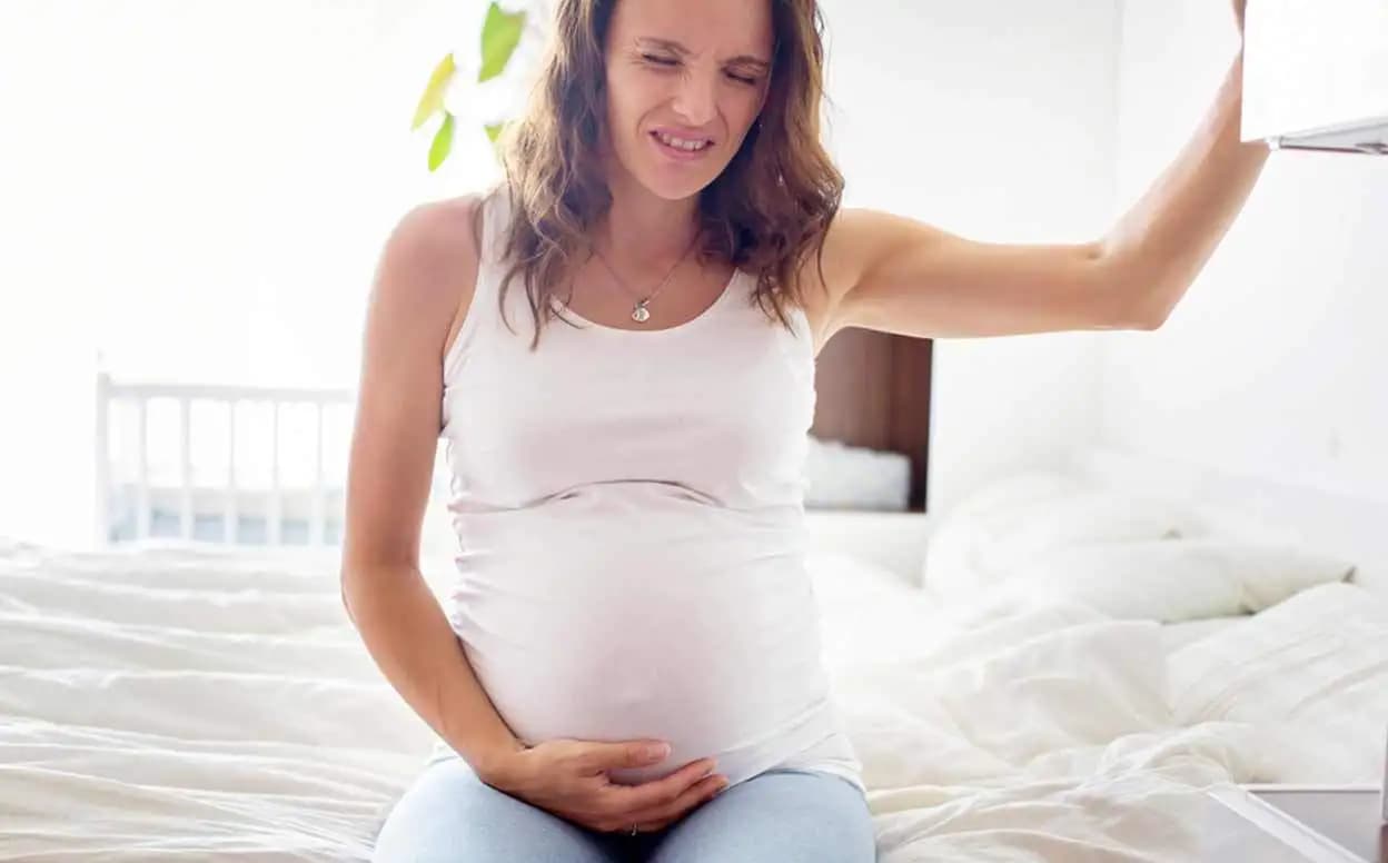 Water breaking: What it feels like.