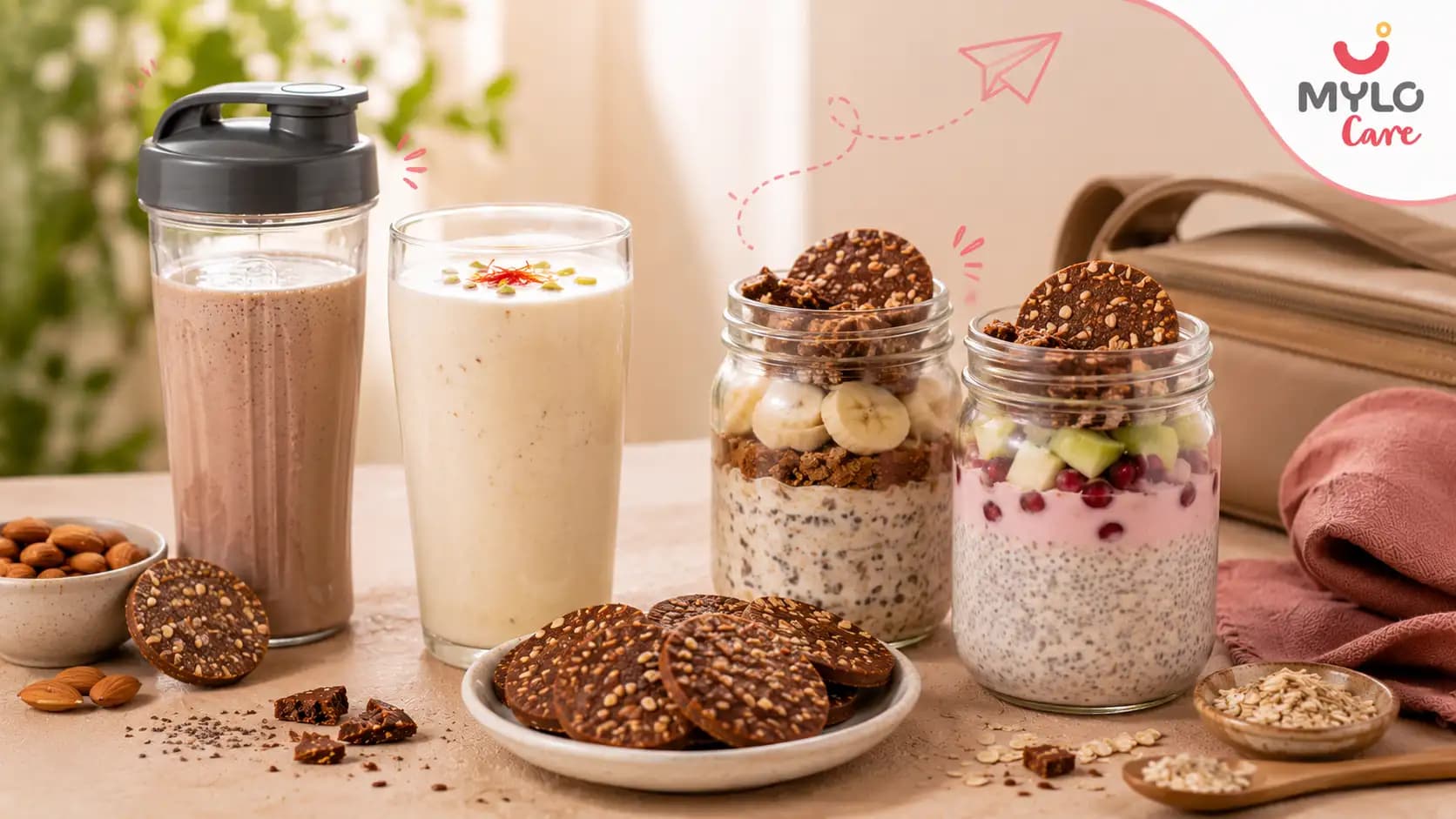 Protein Shakes, Lassi and Overnight Jars: Diskettes for Busy and Travel Days