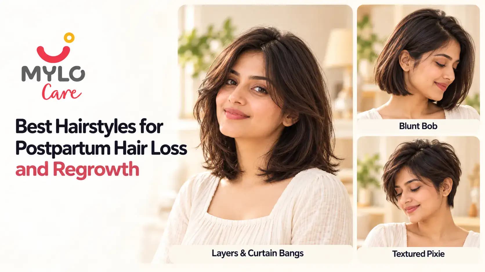 Best Hairstyles for Postpartum Hair Loss and Regrowth