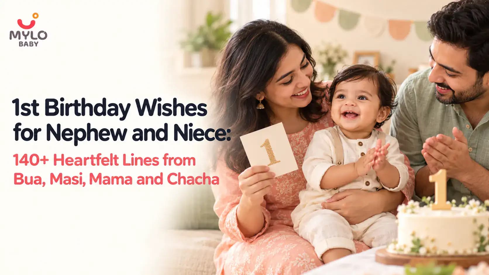 1st Birthday Wishes for Nephew and Niece: 140+ Heartfelt Lines from Bua, Masi, Mama and Chacha