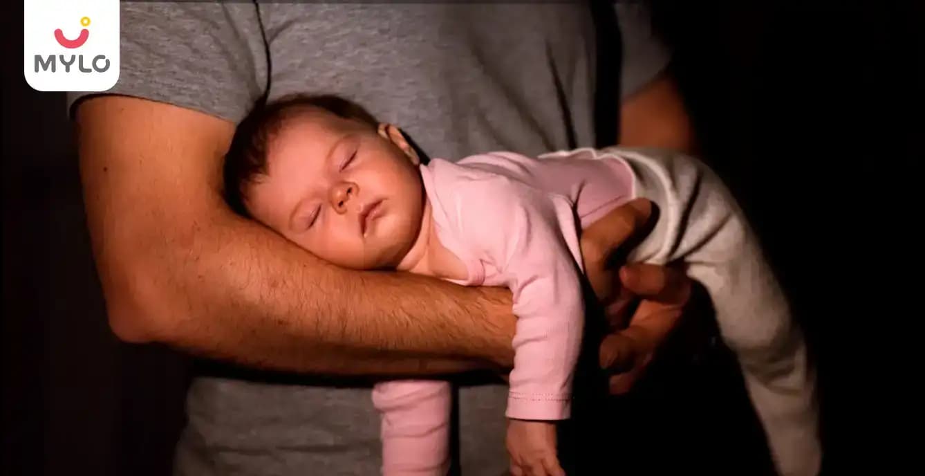 Being a new dad how can I comfort my newborn baby in the middle of the night?  