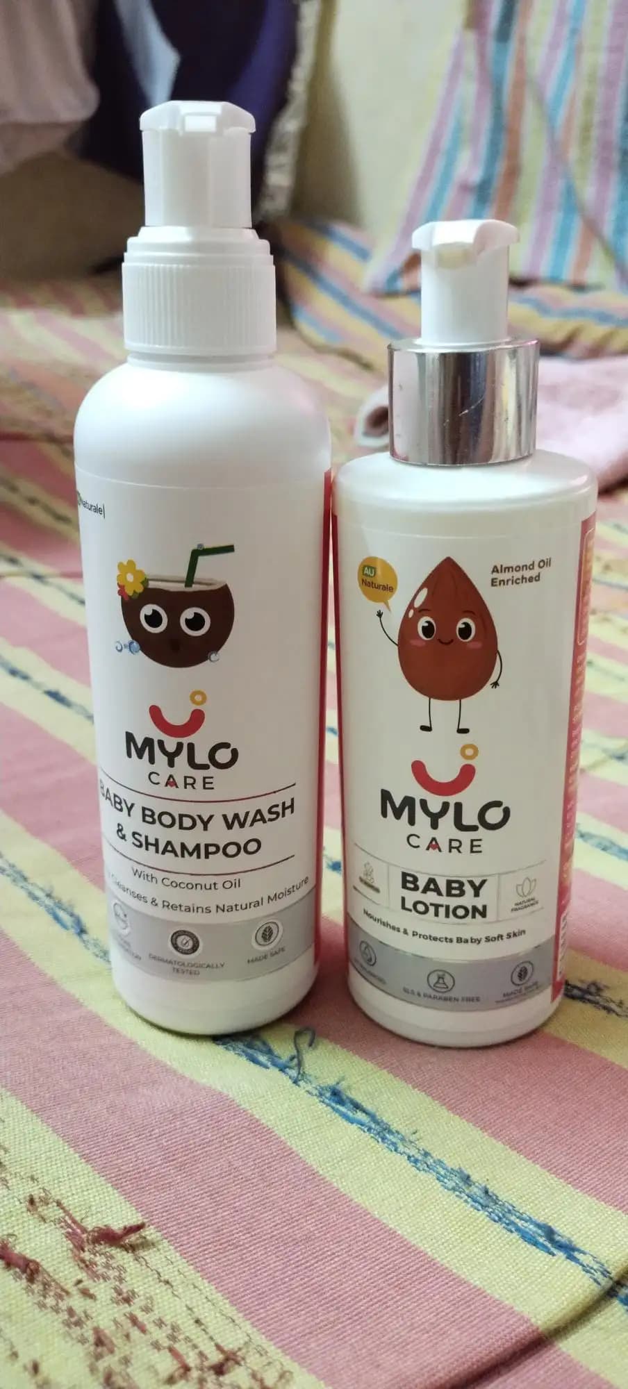 Baby Body Wash & Shampoo - 200 ml & Baby Lotion 200 ml (Pack of 2)
