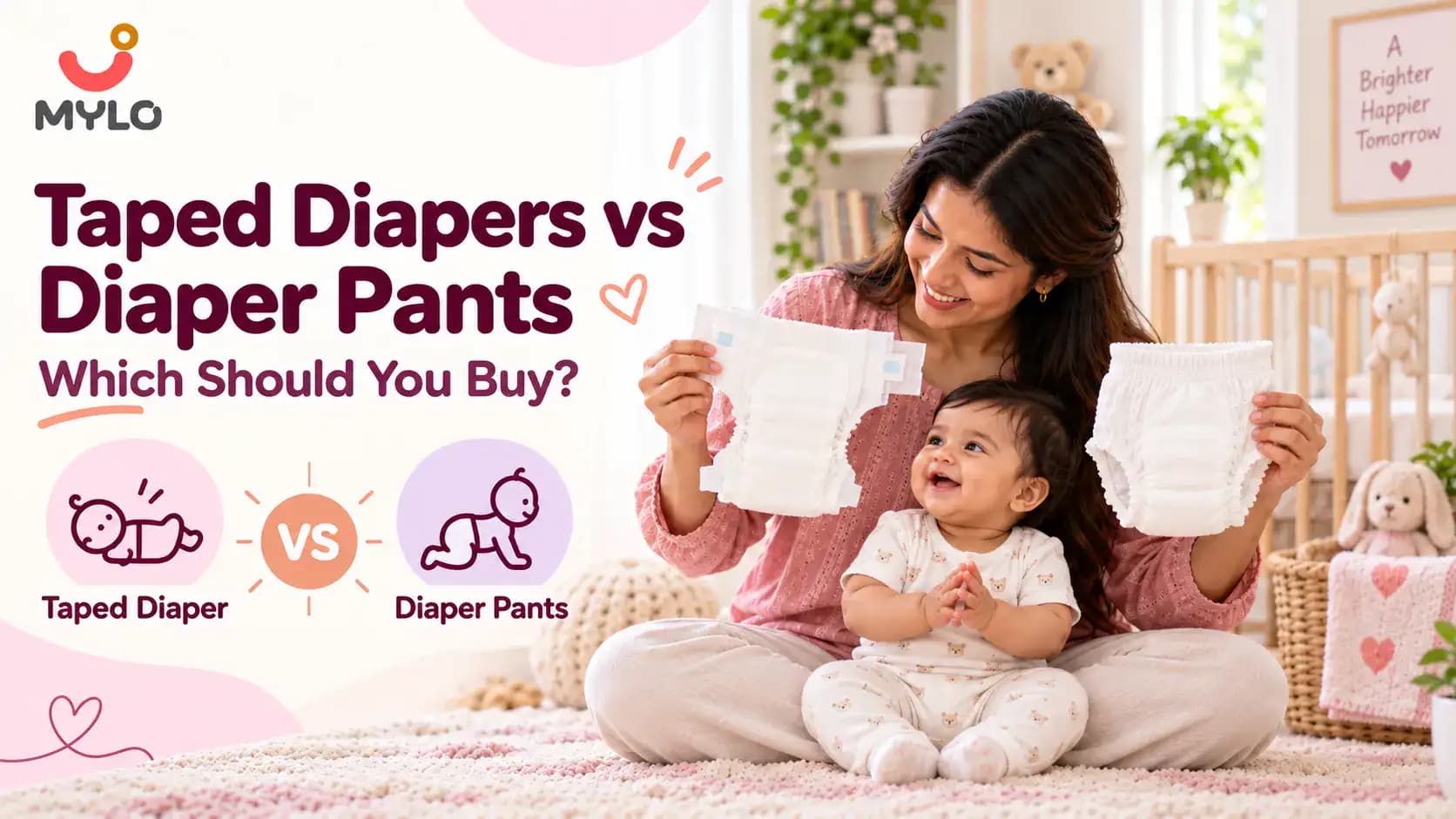 Taped Diapers vs Diaper Pants: Which Should You Buy?