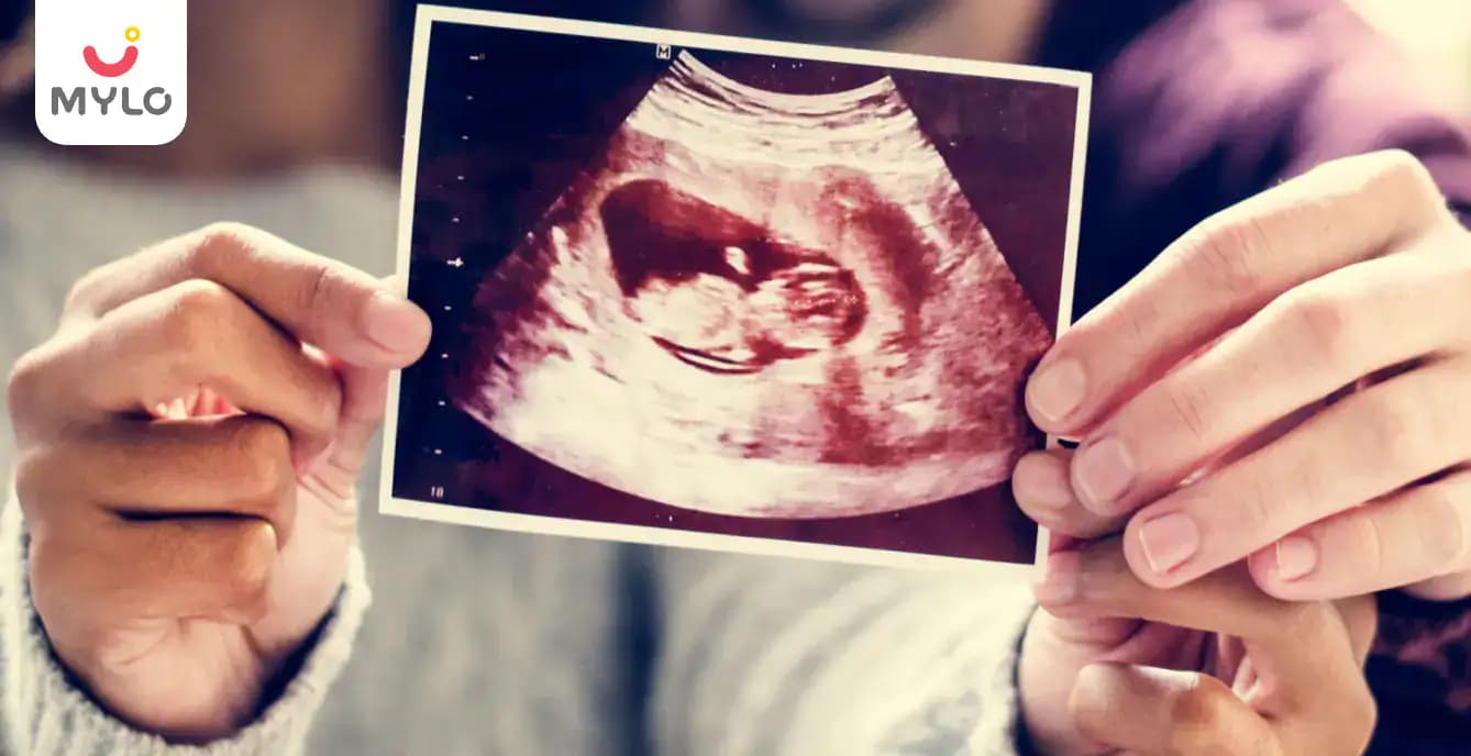 Sonography after four weeks