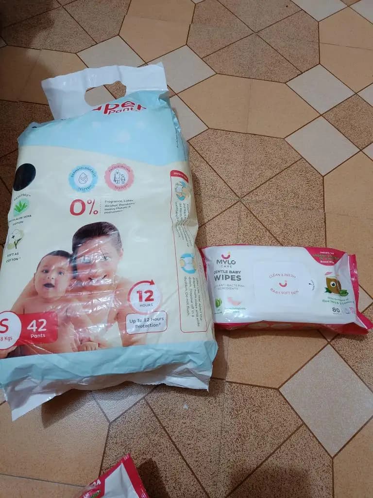 Mylo Baby Diaper Pants (S) Size – 12-Hour Leak-Proof Protection for Happy Babies